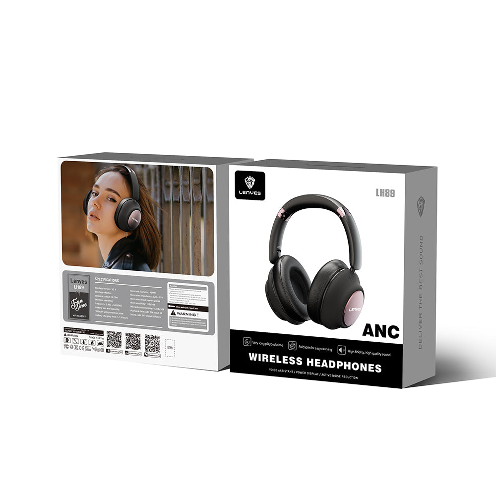 Lenyes LH89 ANC Özellikli TWS Kulak Üstü Bluetooth Kulaklık v5.3 Lenyes LH89 ANC Özellikli TWS Kulak Üstü Bluetooth Kulaklık v5.3